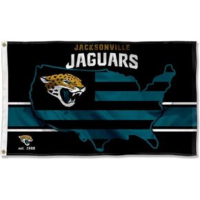Jacksonville Jaguars Nation USA American Country 3x5 Flag