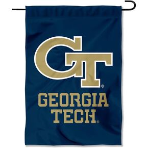 Georgia Tech Yellow Jackets Wordmark Garden Banner Flag
