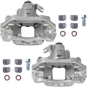 Autoround 18B5263 18B5262 Rear Disc Brake Caliper Assembly with Bracket fit for Ford Explorer 2011-2019/ Taurus 2013-2019/ Flex 2010-2014, Lincoln MKT 2010-2014, Both Driver Passenger Side