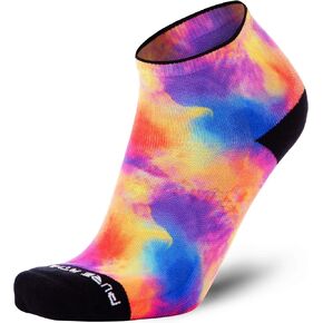 Running Socks Women and Men - Anti-Blister Ankle Athletic Sock, Colorful Fun