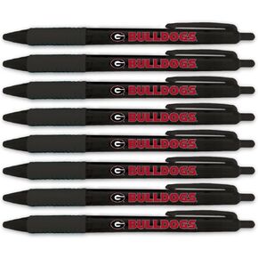 University of Georgia Bulldogs Translucent 8 Pen Set 2504