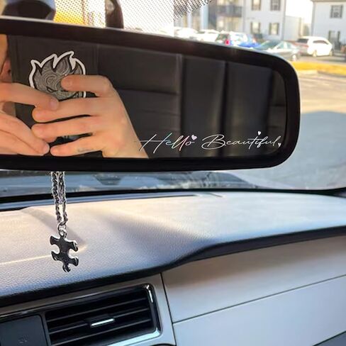 3X But did You die Rear View Mirror Decor Set,Funny Car Decor Accessories Vinyl Passenger Rear View Decals Girly Stickers,Inspirational Driving Rearview Mirror Accessories in Kuwait