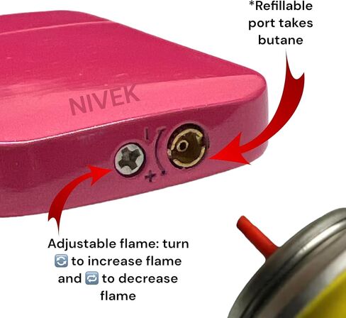 NIVEK Kitty Cat Lighter Y2k 12 كوكبة ابراج علم التنجيم علامات ميلاد زودياك لهب وردي جميل Kawaii إكسسوارات يابانية رائعة (السرطان) in Kuwait