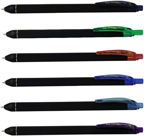 Pentel EnerGel Kuro Liquid Gel Pen, (0.7mm) Medium line, Black Ink, 12 Pack (BL437R1-A) in Saudi Arabia