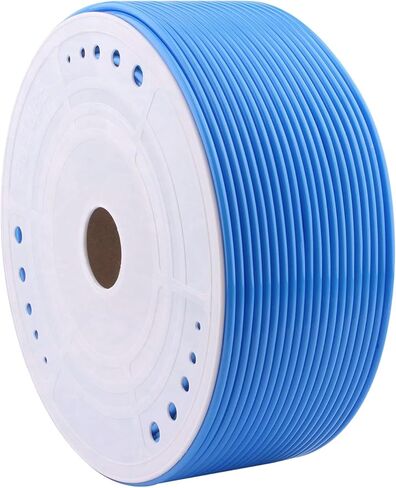 أنابيب هوائية 1/8 بوصة أنبوب OD PU أنبوب خرطوم هواء من البولي يوريثين لتركيب ضاغط الهواء أو نقل السوائل (أزرق 16.4 قدم) in Kuwait