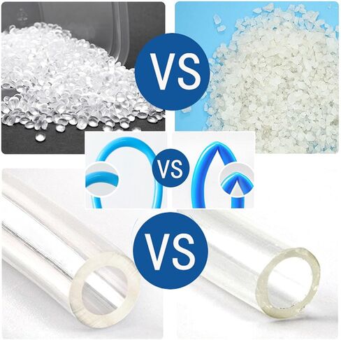 أنابيب هوائية 1/8 بوصة أنبوب OD PU أنبوب خرطوم هواء من البولي يوريثين لتركيب ضاغط الهواء أو نقل السوائل (أزرق 16.4 قدم) in Kuwait