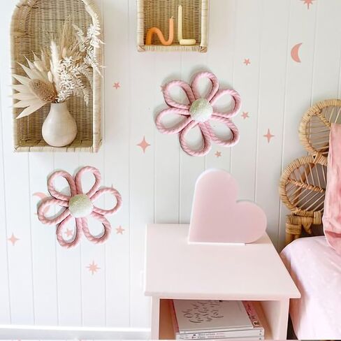 ديكور حائط على شكل زهرة الأقحوان من Ereniko Boho لغرفة نوم الفتيات وغرفة الأطفال وغرفة المعيشة وغرفة المعيشة in Kuwait
