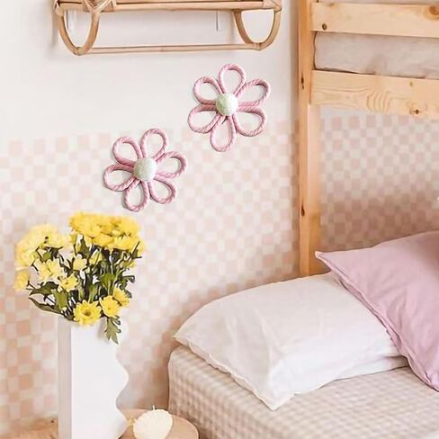 ديكور حائط على شكل زهرة الأقحوان من Ereniko Boho لغرفة نوم الفتيات وغرفة الأطفال وغرفة المعيشة وغرفة المعيشة in Kuwait