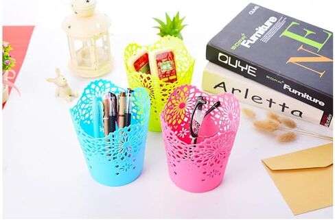 Pencil Pen Holder Cup Set, Colorful Cute Pencil Holders Desktop Office Storage Organizer for School Classroom Home Office Desktop Decor in Kuwait