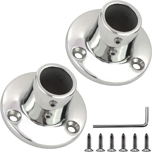 SHENGHUISS Boat Hand Rail Base 316 Stainless Steel Marine Hardware Boat Handle Railing Fitting Pipe with Installation Accessories in Saudi Arabia