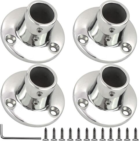 SHENGHUISS Boat Hand Rail Base 316 Stainless Steel Marine Hardware Boat Handle Railing Fitting Pipe with Installation Accessories in Saudi Arabia