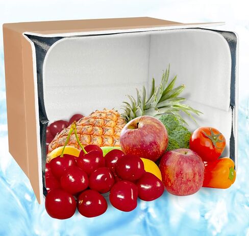 YSSOA Thermo Chill Double Insulated Carton with Foil Insulated Bag Liner, Small Mailing Box, Shipping Box for Mailing, Shipping, Packing, Moving, Box Inside Dimension 6’’x5’’x9’’, 4 Pack. in Kuwait