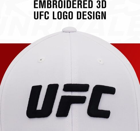 Concept One UFC Baseball Hat, 6 Panel Adult Flex Fit Active Cap with Curved Brim in Saudi Arabia