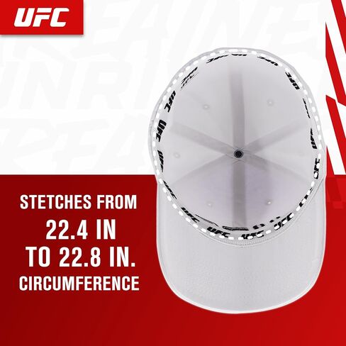 Concept One UFC Baseball Hat, 6 Panel Adult Flex Fit Active Cap with Curved Brim in Saudi Arabia