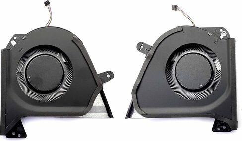 مروحة تبريد BestParts لـ ROG GU603H - بديل أصلي جديد لمروحة تبريد وحدة المعالجة المركزية + وحدة معالجة الرسومات لـ ASUS 2021 ROG Zephyrus M16، GU603HE GU603HM GU603HR، P/N: 13NR04J0T04211 13NR04V0T01111، مروحة 12 فولت in Saudi Arabia