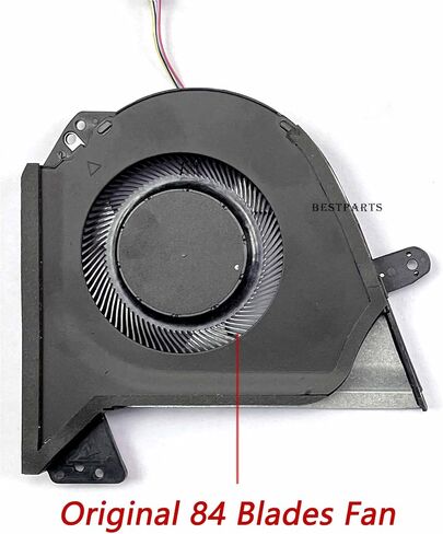 مروحة تبريد BestParts لـ ROG GU603H - بديل أصلي جديد لمروحة تبريد وحدة المعالجة المركزية + وحدة معالجة الرسومات لـ ASUS 2021 ROG Zephyrus M16، GU603HE GU603HM GU603HR، P/N: 13NR04J0T04211 13NR04V0T01111، مروحة 12 فولت in Saudi Arabia