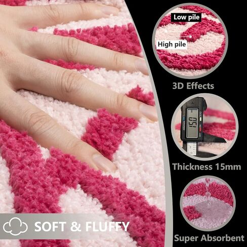 Get Naked Bath Mat Cute Bathroom Rugs 16"x24" Funny Bath Mat Non Slip Absorbent Black Bath Rug Cute Bath Mats for Bathroom Floor and Shower Funny Bathroom Decor for Apartment Machine Washable in Saudi Arabia