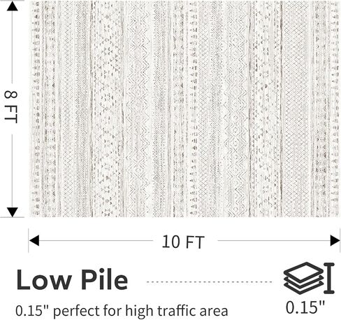 5x7 Area Rugs for Living Room Rugs Machine Washable Rug Neutral Carpet Soft Boho Rug for Bedroom, Large Area Rugs for Playroom Dining Room Rug Office Indoor Grey Rug in Saudi Arabia