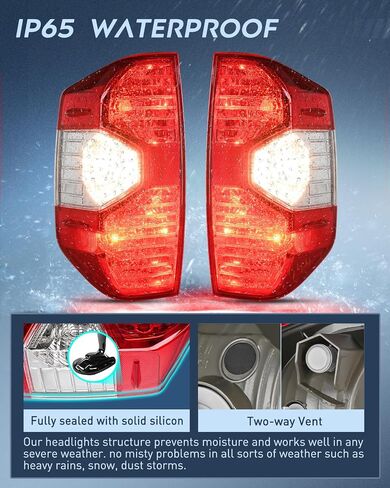 Nilight Taillight Assembly Compatible with 2014 2015 2016 2017 2018 2019 2020 2021 Toyota Tundra Rear Lamp Replacement OE Style Driver Side and Passenger Side, 2 Year Warranty in Saudi Arabia