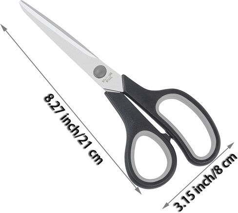 Scissors All Purpose for Office Heavy Duty, 8" Scissors Bulk 5-Pack for Office Sewing Fabric Home Craft School Supplies in Kuwait