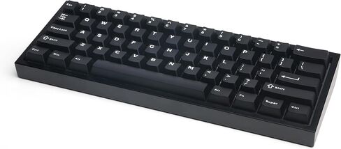 لوحة مفاتيح الألعاب الميكانيكية CK60 باللون الأسود بنسبة 60% قابلة للتبديل السريع RGB ورغوة مبللة وغطاء CNC من الألومنيوم مع مفاتيح Gateron حمراء وأغطية مفاتيح PBT in Kuwait