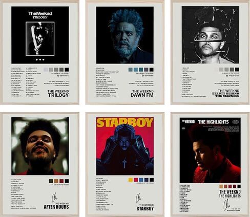 HENCT Poster Signed Limited Posters Music Album Cover Posters Print Set of 6 Room Aesthetic Canvas Wall Art for Girl and Boy Teens Dorm Decor 8x10 inch Unframed in Saudi Arabia