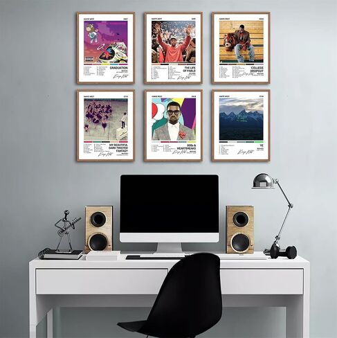 HENCT Poster Signed Limited Posters Music Album Cover Posters Print Set of 6 Room Aesthetic Canvas Wall Art for Girl and Boy Teens Dorm Decor 8x10 inch Unframed in Saudi Arabia