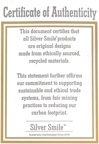 ابتسامة فضية - حلقات مطروقة مزخرفة مطلية بالذهب عيار 18 قيراطًا فوق الفضة الاسترليني| حلقات مضادة للتشوه مقاس 20 مم × 20 مم للنساء | اختيار مثالي لأعياد الميلاد والذكرى السنوية لها in Kuwait