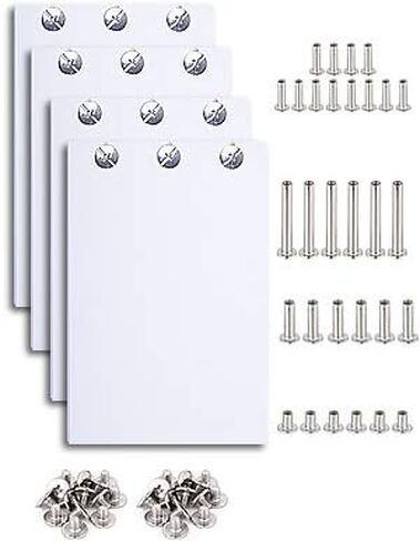 كتب Larcenciel الفارغة القابلة للطي مع براغي، 400 ورقة (800 صفحة) ورق رسوم متحركة ممتاز للكتاب القلاب، مجموعة كتب قلابة لا تنزف تعمل مع لوحة خفيفة للرسم، والرسم، والكرتون DIY، والكتاب الهزلي، والحرف اليدوية للأطفال in Kuwait