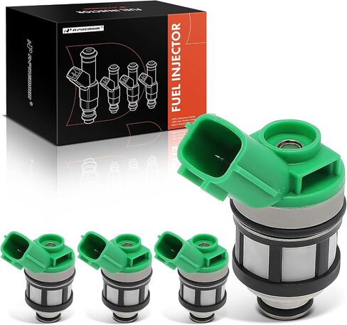 A-Premium Fuel Injectors Set of 4 Compatible with Nissan Frontier 1998-2004, Xterra 2000-2004, Pickup 1996-1997, 2.4L, Replace# FJ397 in Saudi Arabia