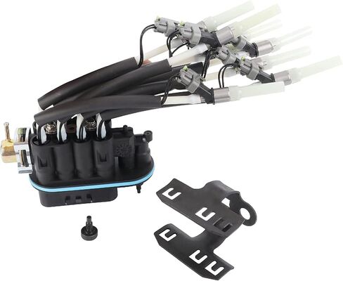LINLINS FJ504 8 Cylinder Fuel Spider Injector With Bracket Fuel Injector Kit for Chevy GMC Pickup Truck Suburban Express Savana Cadillac Escalade 5.0L 5.7L V8 Replace FJ10566 25340347 17114163 in Saudi Arabia