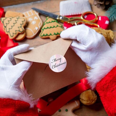 ملصقات حرارية مقاس 2 بوصة، 1200 قطعة من الملصقات المستديرة ذاتية اللصق، ملصقات ملصقات حرارية مباشرة باللون الوردي، لملصقات الطابعة الحرارية، تصميم شعار DIY، ملصقات المخزون، رمز الاستجابة السريعة، العنوان، بطاقة سعر الاسم in Kuwait