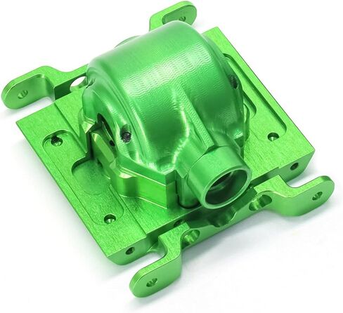 TREAL Aluminum 7075 Center Differential w/Cover Gear Box Housing for Losi 1/18 Mini LMT(Black) in Saudi Arabia