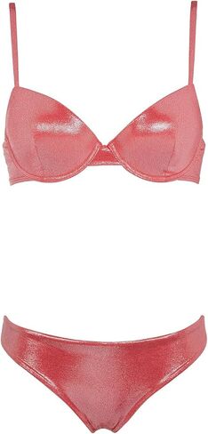 Emporio Armani Women's Standard Dot Foil Lycra Sculpture Bra and Brief Bikini in Saudi Arabia