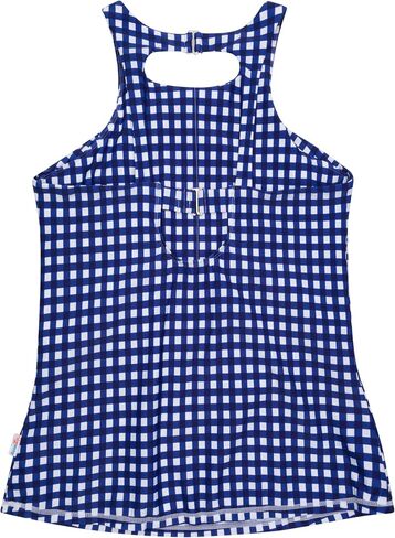 SwimZip Women's High Neck Fitted Tankini Swim Shirt - UPF 50+ Sun Protection in Kuwait