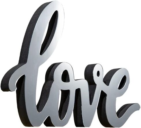 COLLECTIVE HOME - Mirrored Letters Sign, Decorative Acrylic Blocks, Freestanding Wood Tabletop Signs, Hanging Wall Decor, Decorative Word Signs (Home) in Saudi Arabia