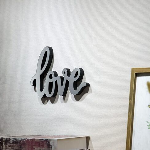 COLLECTIVE HOME - Mirrored Letters Sign, Decorative Acrylic Blocks, Freestanding Wood Tabletop Signs, Hanging Wall Decor, Decorative Word Signs (Home) in Saudi Arabia