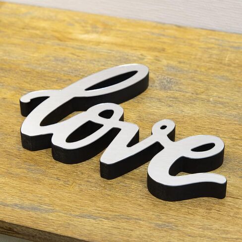 COLLECTIVE HOME - Mirrored Letters Sign, Decorative Acrylic Blocks, Freestanding Wood Tabletop Signs, Hanging Wall Decor, Decorative Word Signs (Home) in Saudi Arabia