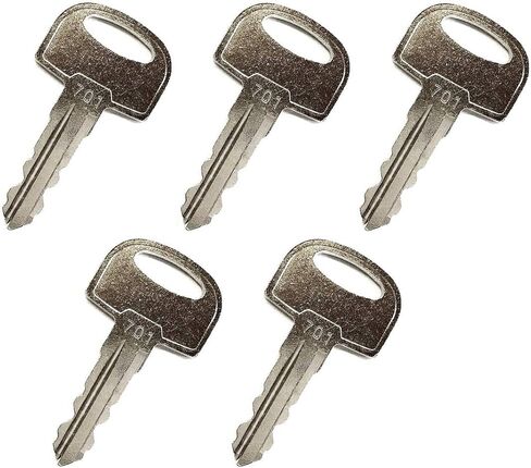 5 Pack Ignition Keys for Ditch Witch JCB Heavy Equipment 45501, 105-1790, 701 (5) in Saudi Arabia