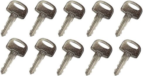 5 Pack Ignition Keys for Ditch Witch JCB Heavy Equipment 45501, 105-1790, 701 (5) in Saudi Arabia