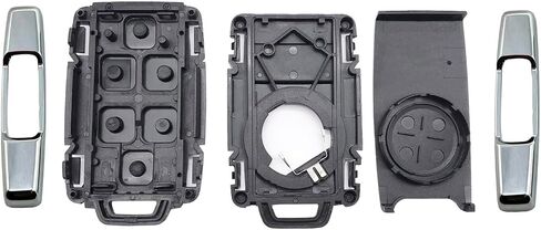 Replacement Key Fob Cover Case fit for 2014-2021 Chevy Silverado Colorado GMC Canyon SLT Sierra Keyless Entry Remote Control Key Fob Shell M3N-32337100 (4 Button) in Saudi Arabia