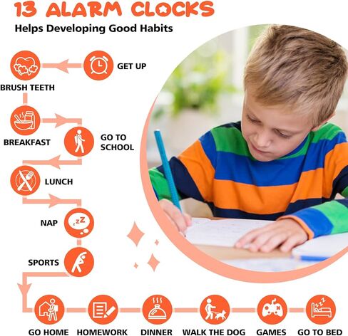Smart Watch for Kids, Toys Game Watch for Age 4-12 Kids, Toddler Watch with Alarm Clock Music Video Player Camera Pedometer, Boys Girls Birthday Gift for 4-12 Year Old in Saudi Arabia