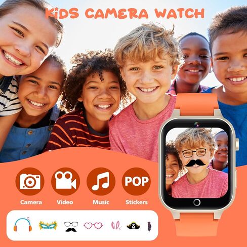 Smart Watch for Kids, Toys Game Watch for Age 4-12 Kids, Toddler Watch with Alarm Clock Music Video Player Camera Pedometer, Boys Girls Birthday Gift for 4-12 Year Old in Saudi Arabia