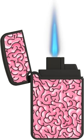 3 Pack Cool Torch Lighters - Refillable Butane Lighter, Windproof Jet Flame, Rubberized Matte Finish, No Flint for Men & Women Plus, Chill Bites, 3-Count (Without Gas) in Saudi Arabia