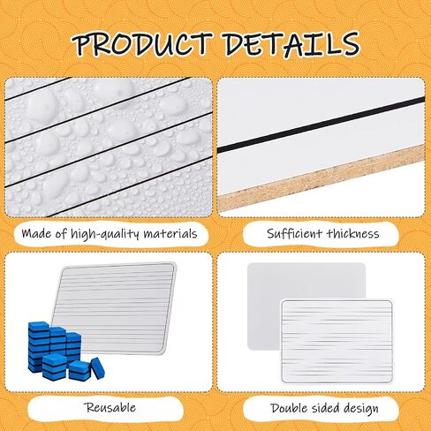 24 Pcs Dry Erase Music Staff White Boards Double Sided Musical Notes Whiteboard 9x12 in Dry Erase Lapboards Classroom Whiteboards for Students Music Staff Whiteboard with 24 Erasers for Kids Musicians in Saudi Arabia