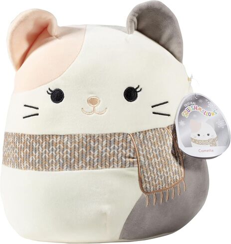 Squishmallows 12-Inch Camette The Cat - Official Jazwares Plush - Collectible Soft & Squishy Kitty Stuffed Animal Toy - Add to Your Squad - Gift for Kids, Girls & Boys in Saudi Arabia