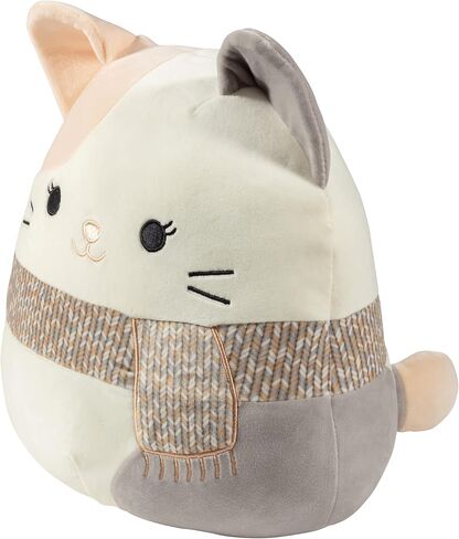 Squishmallows 12-Inch Camette The Cat - Official Jazwares Plush - Collectible Soft & Squishy Kitty Stuffed Animal Toy - Add to Your Squad - Gift for Kids, Girls & Boys in Saudi Arabia