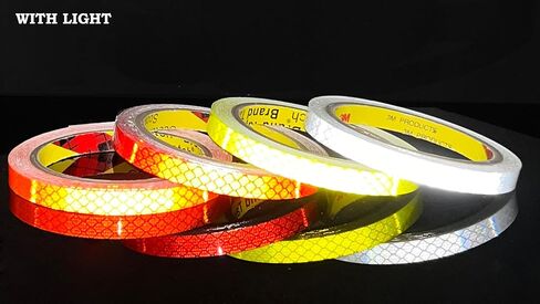 Diamond Grade reflective tape outdoor high visibility strips safety waterproof conspicuity strong adhesive vehicle trailer boats signs car trucks bikes (Blue, 0.2inch/5mm x 16.4feet/5m) in Saudi Arabia