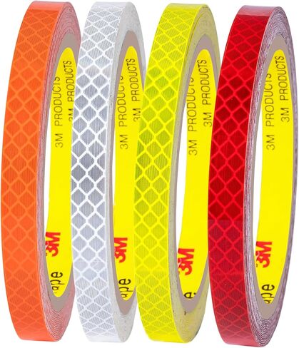 Diamond Grade reflective tape outdoor high visibility strips safety waterproof conspicuity strong adhesive vehicle trailer boats signs car trucks bikes (Blue, 0.2inch/5mm x 16.4feet/5m) in Saudi Arabia
