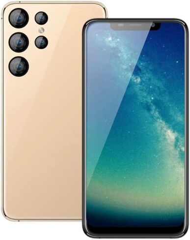 6.11 inch Screen，Y200 Android Smartphone ，Dual SIM Card，1G RAM 16G ROM，Only Supports Dual SIM Card Frequency Band of 3GWCDMA ：850/2100MHZ，Unlocked Cell Phone（Gold） in Saudi Arabia